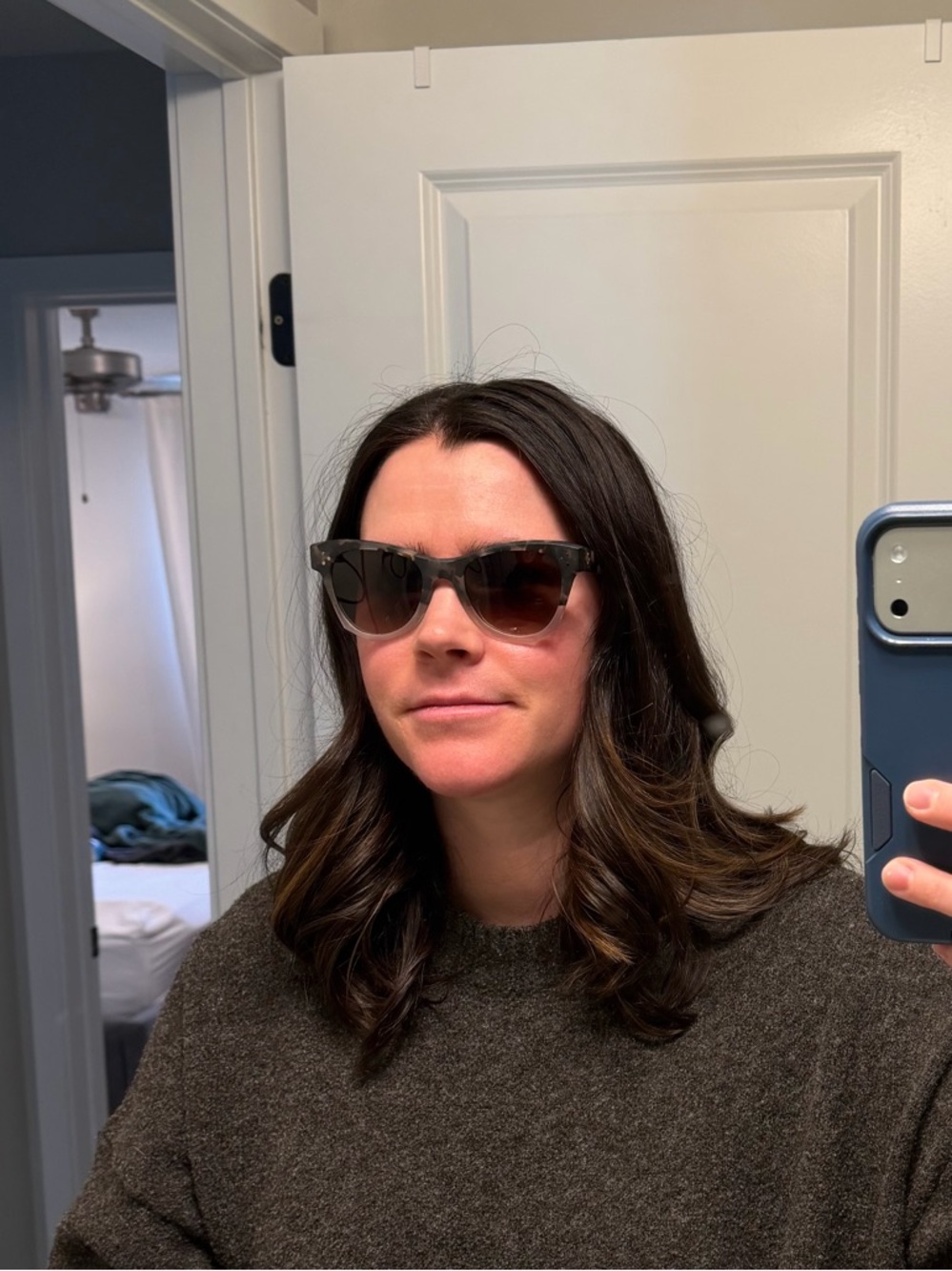 KREWE Aubry Tortoiseshell Sunglasses